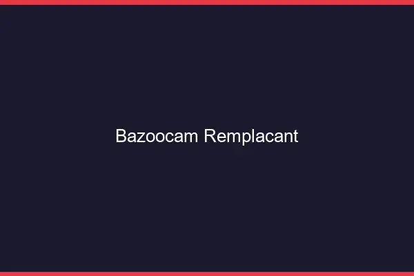 Bazoocam Remplaçant