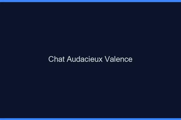 Chat Audacieux Valence
