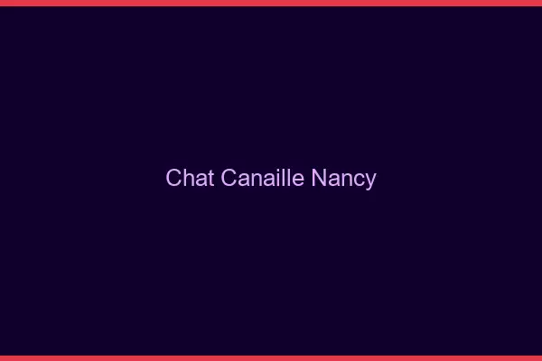 Chat Canaille Nancy