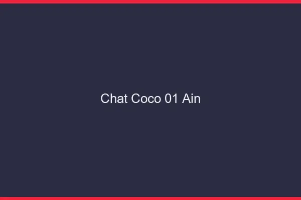 Chat Coco Ain
