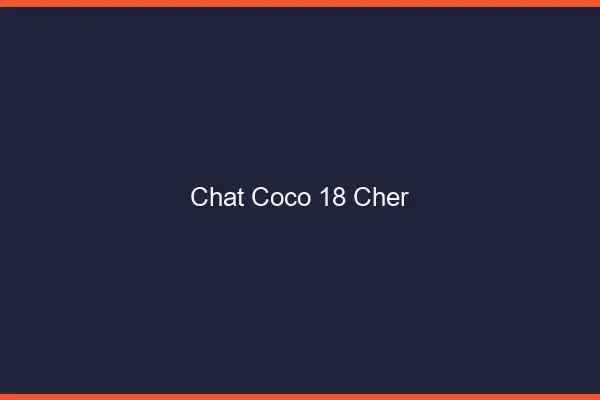 Chat Coco Cher