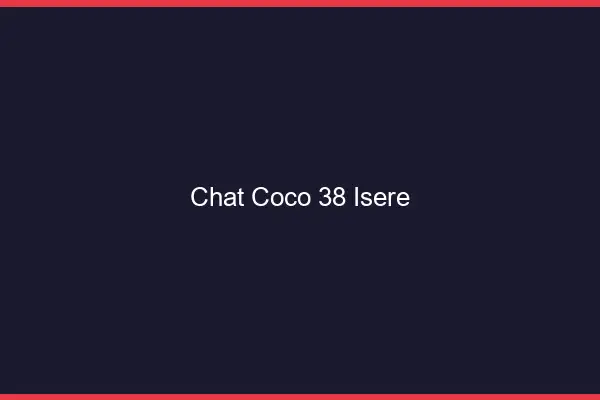 Chat Coco Isere