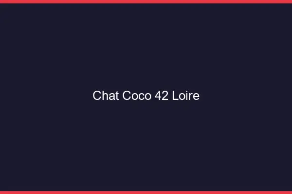 Chat Coco Loire