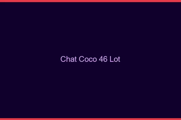 Chat Coco Lot