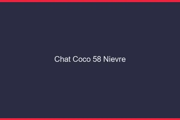 Chat Coco Nievre