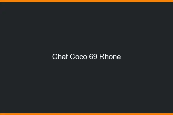 Chat Coco Rhone