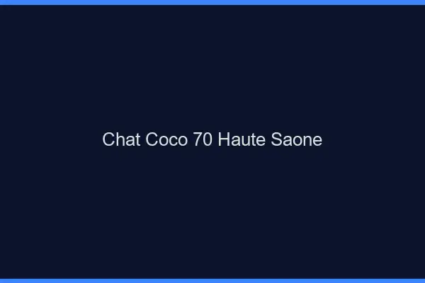 Chat Coco Haute Saone