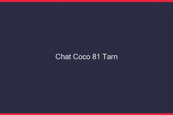 Chat Coco Tarn