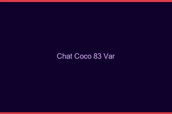 Chat Coco Var