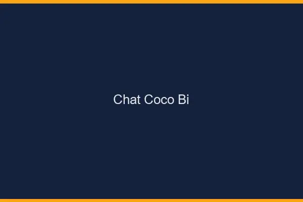 Chat Coco Bi