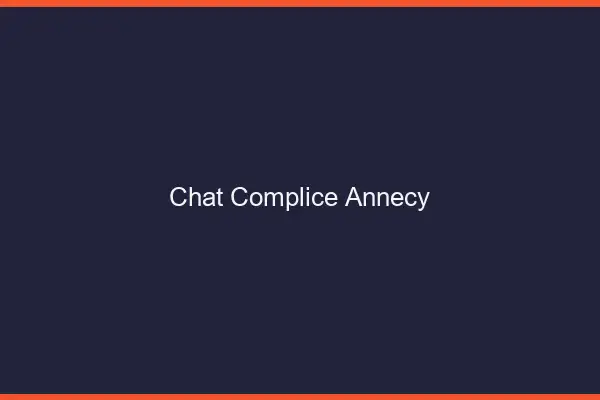 Chat Complice Annecy