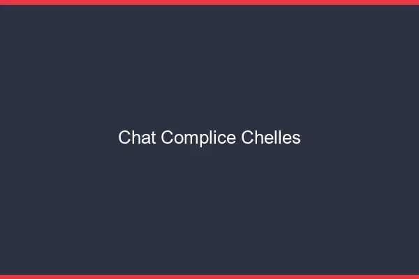 Chat Complice Chelles