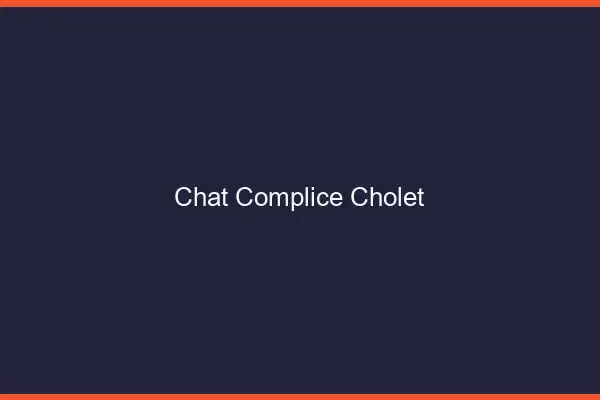 Chat Complice Cholet