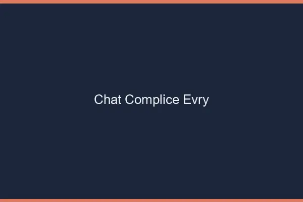 Chat Complice Évry