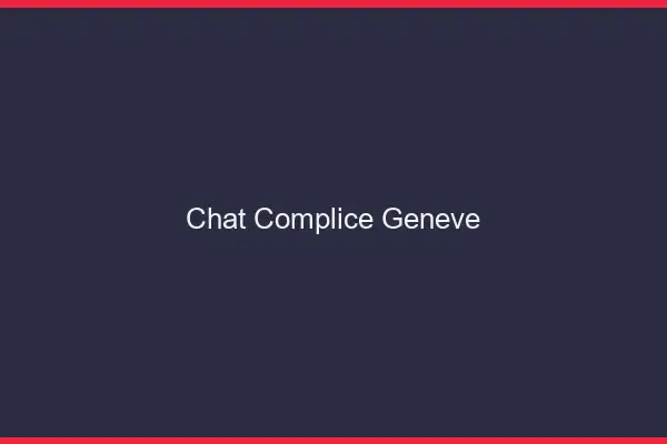 Chat Complice Genève