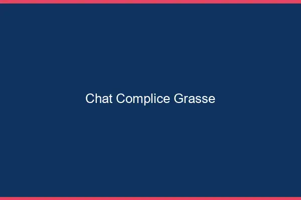 Chat Complice Grasse
