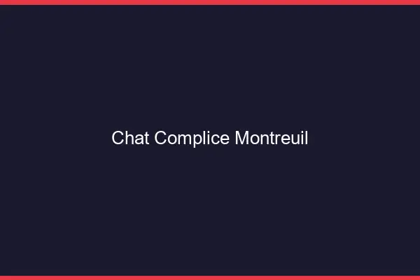 Chat Complice Montreuil