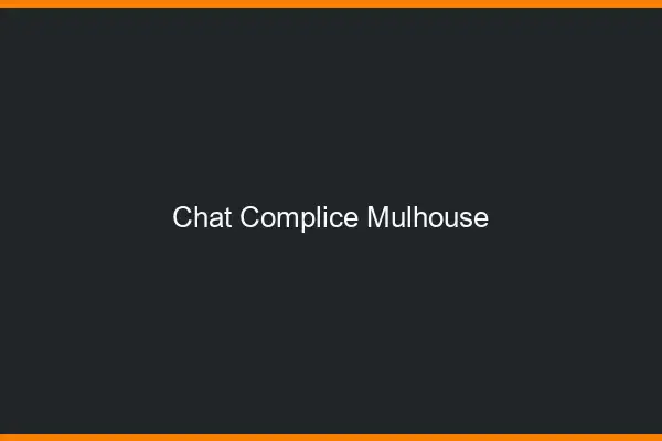 Chat Complice Mulhouse