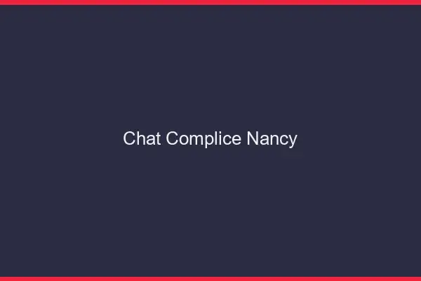 Chat Complice Nancy