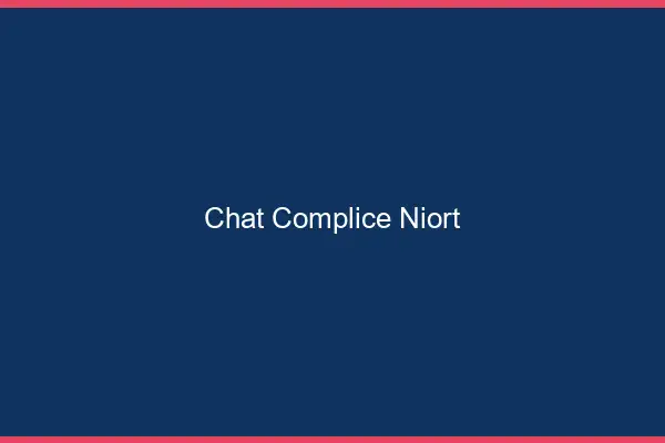 Chat Complice Niort