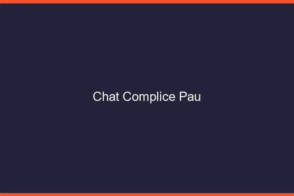 Chat Complice Pau