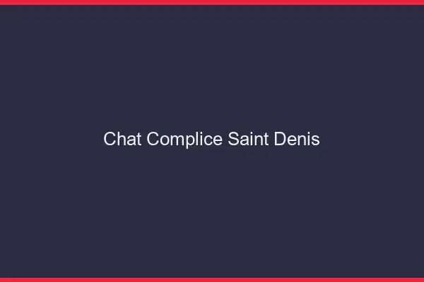 Chat Complice Saint-Denis