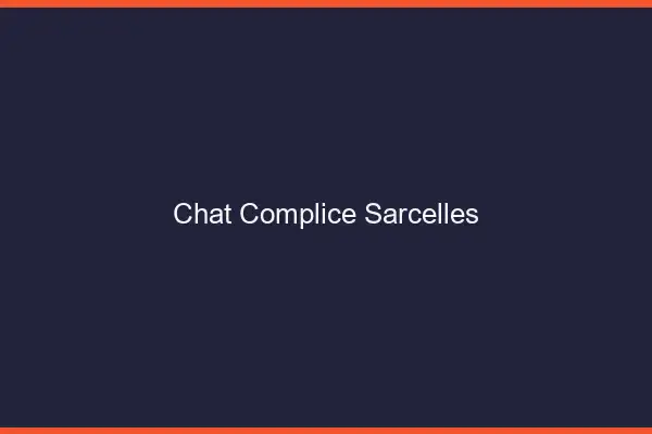 Chat Complice Sarcelles