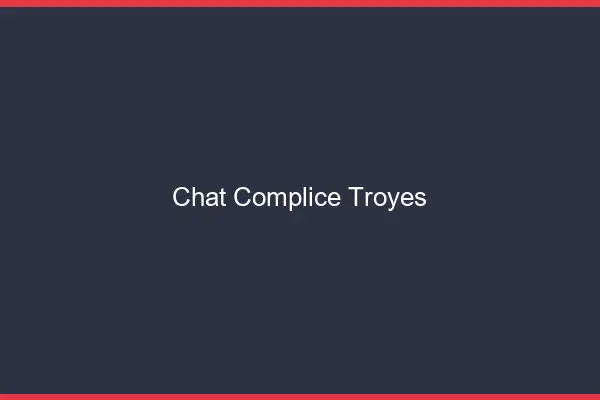Chat Complice Troyes