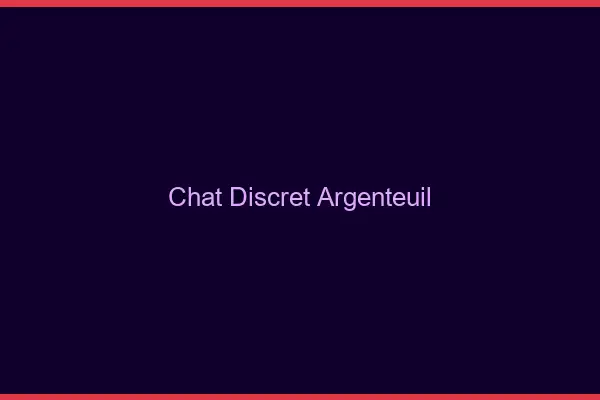 Chat Discret Argenteuil
