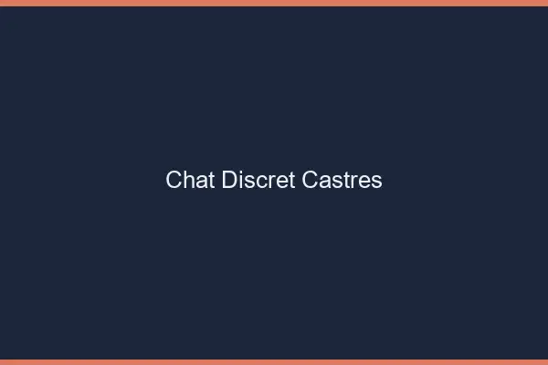 Chat Discret Castres