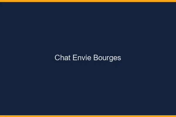 Chat Envie Bourges