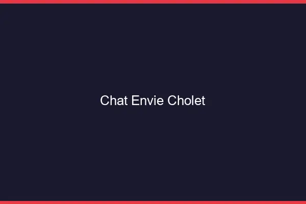 Chat Envie Cholet