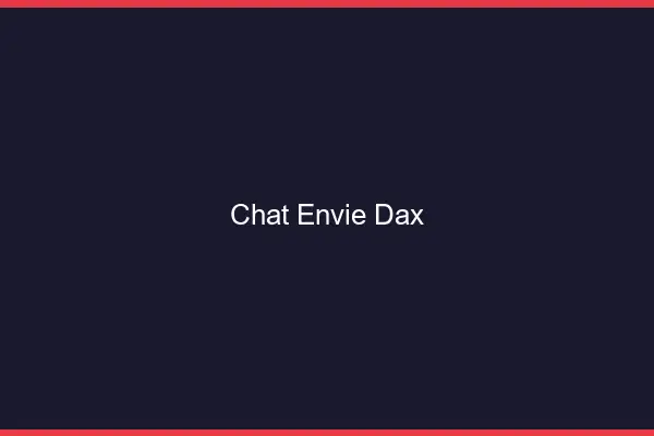 Chat Envie Dax