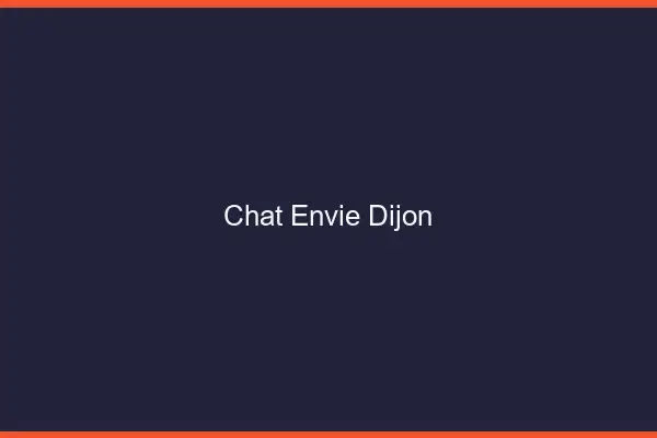 Chat Envie Dijon