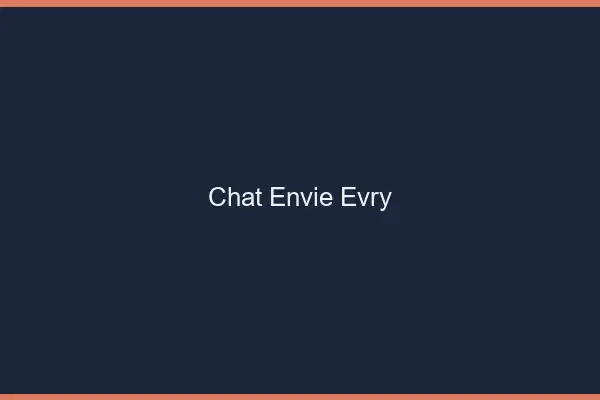 Chat Envie Évry