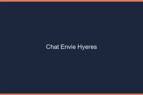 Chat Envie Hyères