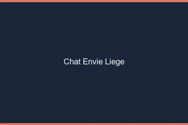 Chat Envie Liège