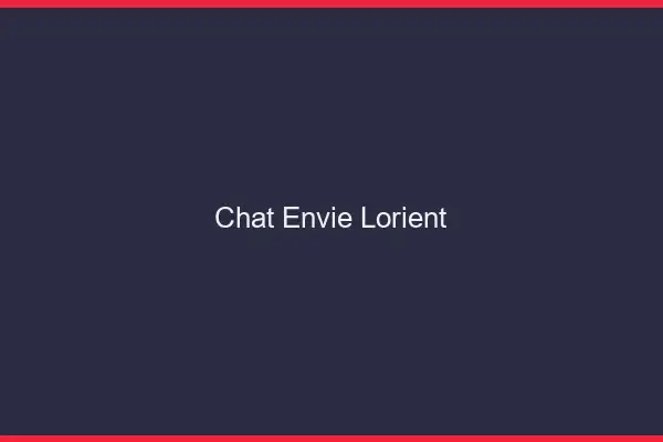 Chat Envie Lorient