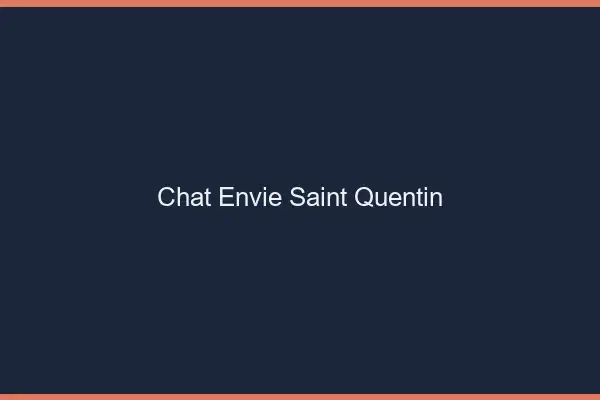 Chat Envie Saint-Quentin