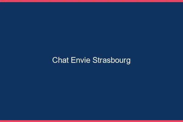Chat Envie Strasbourg