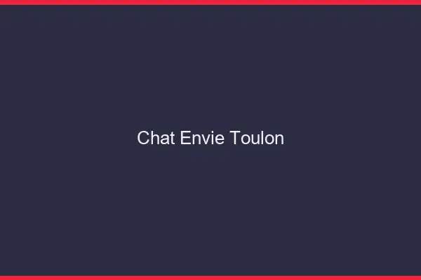 Chat Envie Toulon