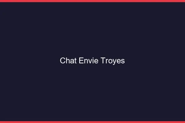 Chat Envie Troyes