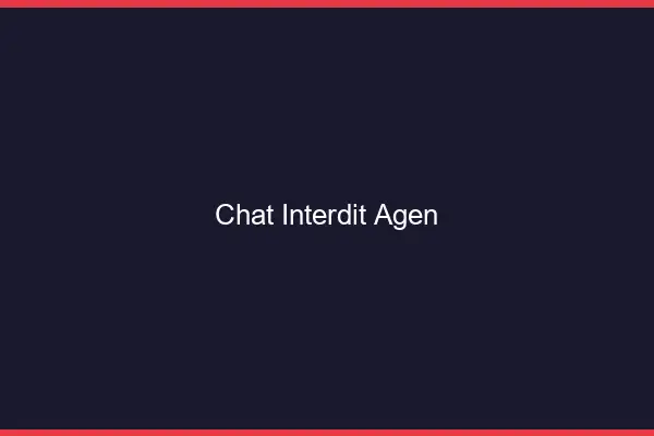 Chat Interdit Agen