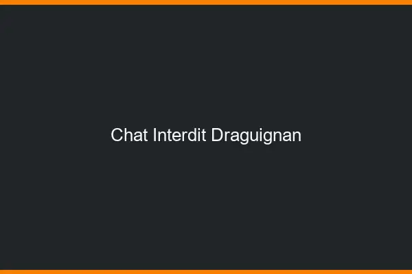 Chat Interdit Draguignan