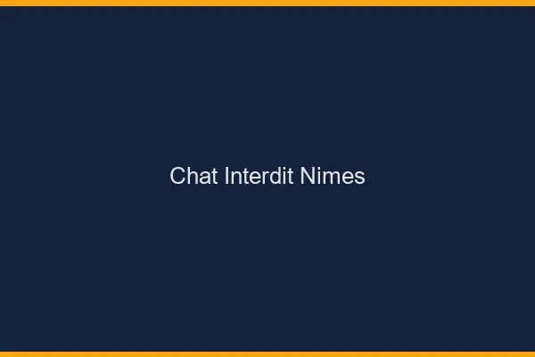 Chat Interdit Nîmes