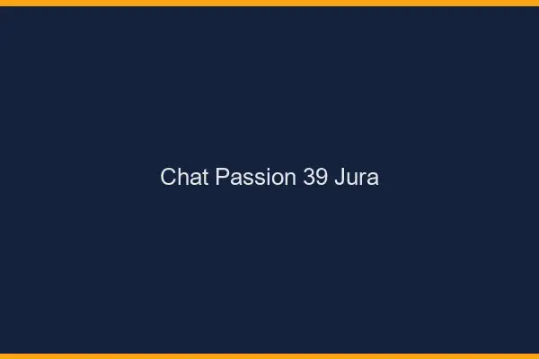 Chat Passion Jura