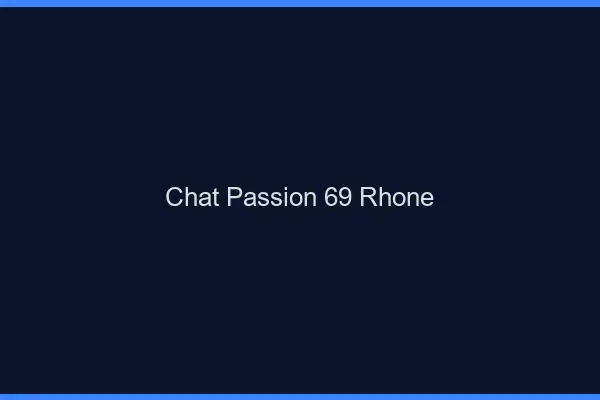 Chat Passion Rhone