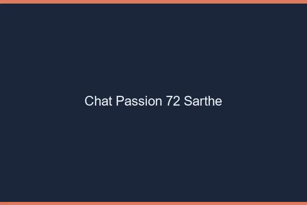 Chat Passion Sarthe