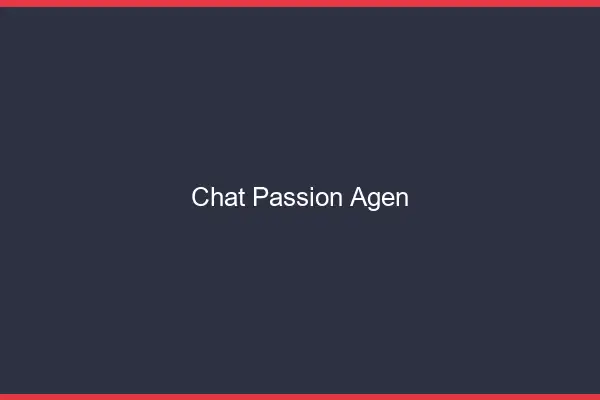 Chat Passion Agen