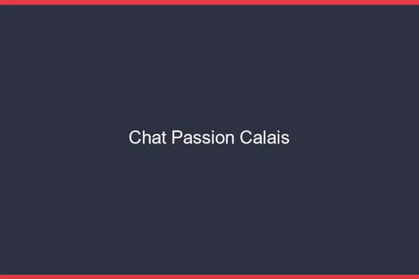 Chat Passion Calais
